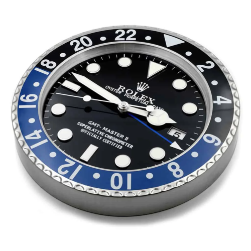 Rolex GMT-Master II Batman Style, Black & Blue | Wall Clock 2