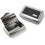 Stainless Steel Tobacco Tin - Black Croc 1