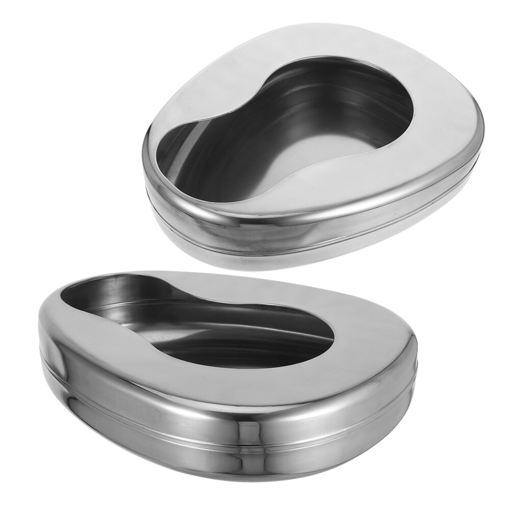 Happyyami 2Pcs Stainless Steel For Bedridden Patients, Portable