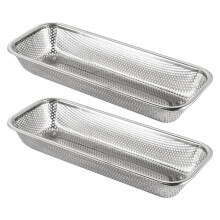 2St Rvs Bestekmand Chopstick Organizer Voor Afwasmachine En Aanrecht