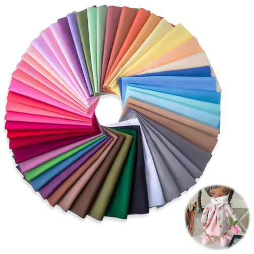 50pieces Cotton Mixed Squares Bundle Sewing Quilting Craft Soft And 2