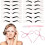 12 Pieces Eyebrow Stencils Reusable Eye Brow Template Makeup Cosmetics 1