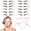 12 Pieces Eyebrow Stencils Reusable Eye Brow Template Makeup Cosmetics 3