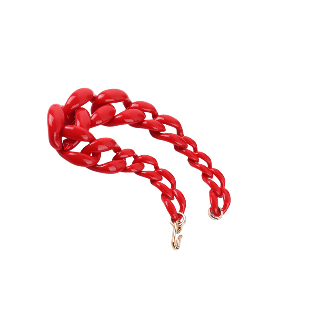 (Red) Vintage Choker Necklace Chunky Chain Collar Pendants Fashionable-image-OPC-PKJSNDD-NEW