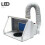 Cabine d'aspiration - HELLOSHOP26 - 9m³/min - Éclairage LED - Ventilation réglable - Plateau tournant 1