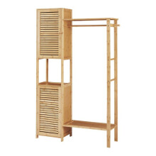Portant à vêtements bambou 164 x 99 x 29 cm naturel 03_0008141