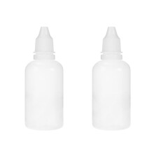 10pcs 50ml Empty Squeezable Dropper Bottles with Caps