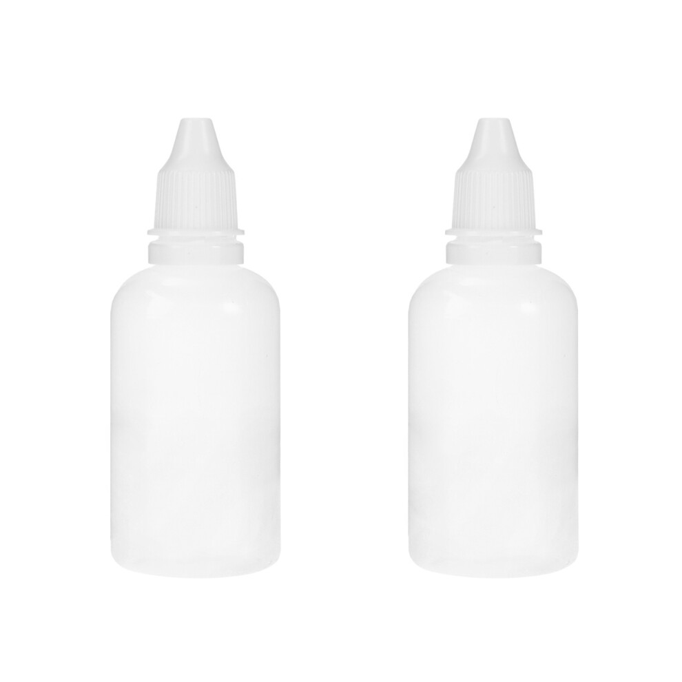 Villcase Light 10Pcs 50Ml Empty Squeezable Dropper Bottles With Caps