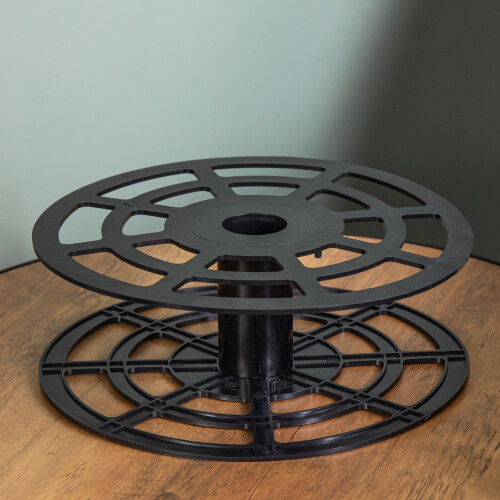 Premier 26cm x 9cm Black Plastic Christmas String Light Storage Reel 2