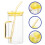 glasdose mit , partybedarf, geschenk, vielseitig, 6
