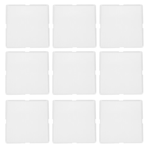 10Pcs White Paper Cake Board Square Cake Platter Dessert Serving Tray
