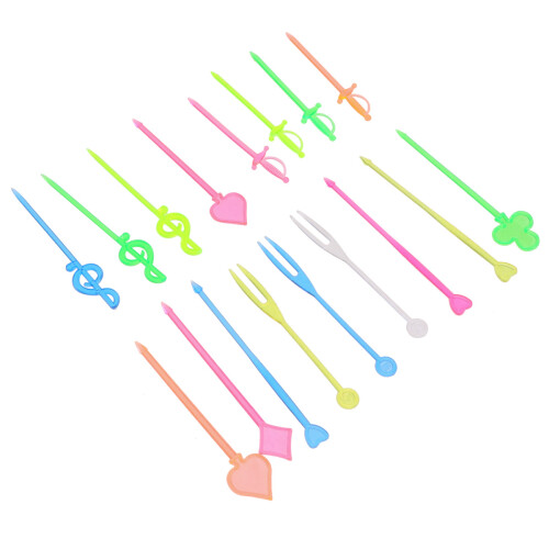 100pcs Fruit Picks Mini Favors