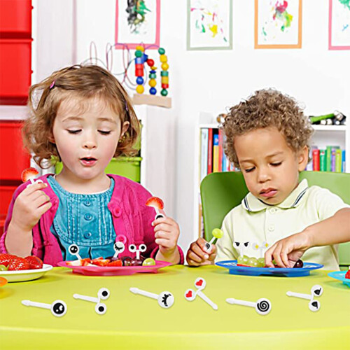 50 Pieces Fruit Forks Dessert Biscuit Picks Kitchen Toothpicks 2