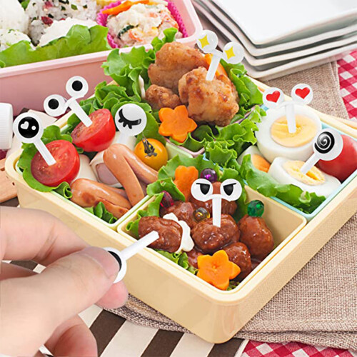 50 Pieces Fruit Forks Dessert Biscuit Picks Kitchen Toothpicks 1