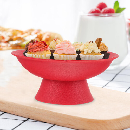 Ceramic Fruit Bowl Snack Cake Storage Rack Kitchen Stand 1