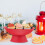 Ceramic Fruit Bowl Snack Cake Storage Rack Kitchen Stand 6