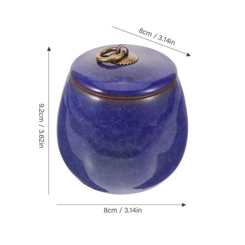 Ceramic Pet Urn for Dog Cat Cremation Ashes Keepsake 2