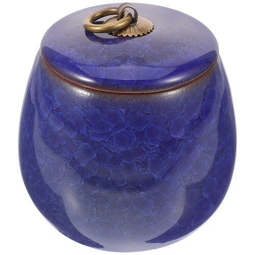 Ceramic Pet Urn for Dog Cat Cremation Ashes Keepsake