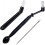 3PCS Coffee Machine Cleaning Brush with Spoon Tool Set, Black 1