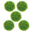 5 Pcs Sand Table Model Decorative Greenery Globe Fake Grass Spheres 10