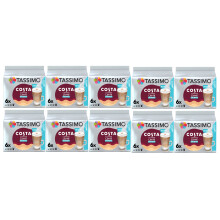 Tassimo Costa Skinny Latte Coffee Pods (Pack of 10, Total 120 Pods, 60 Servings)