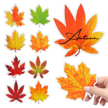 270pcs Fall Leaf Cutouts Autumn Thanksgiving Decor