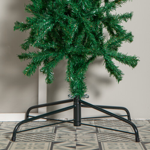 Samuel Alexander 8ft (2.40m) Samuel Alexander Single Door Plain Green Flat Top Christmas Tree Arch with 2000 Tips 2