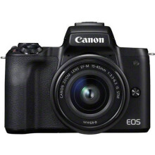CANON EOS M50 + Objektiv 15-45 mm - Hybridkamera - APS-C Sensor 24 MP