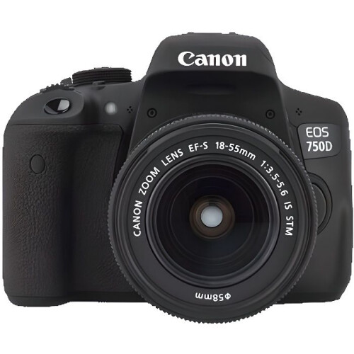 Canon CANON EOS 750D Digitale Reflexcamera 24 MP + 18-55 mm IS STM Lens