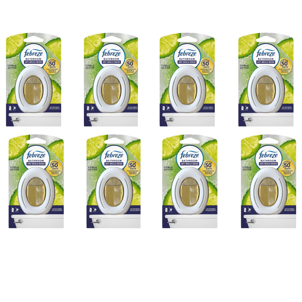 8x Febreze Bathroom Air Freshener Citrus 8ml-image-OPC-PKJTNHV-NEW