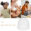 3pcs Milk Bottle Caps Replacement Leak-Proof Lids 7