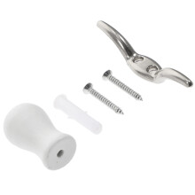 1Set Metal Wood Blind Cord Winder with Screws Window Blind Accessories
