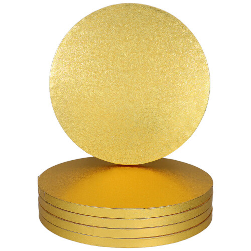 5pcs 10 Inch Round Cake Boards Mousse Cupcake Base