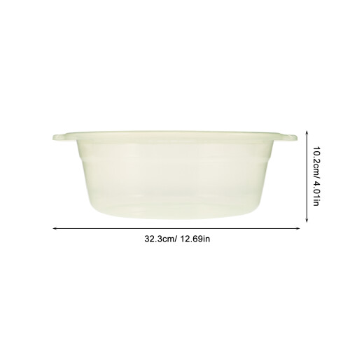 Wash Basins Plastic Transparent Use Simple Structure 1pcs 1