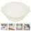 Wash Basins Plastic Transparent Use Simple Structure 1pcs 4