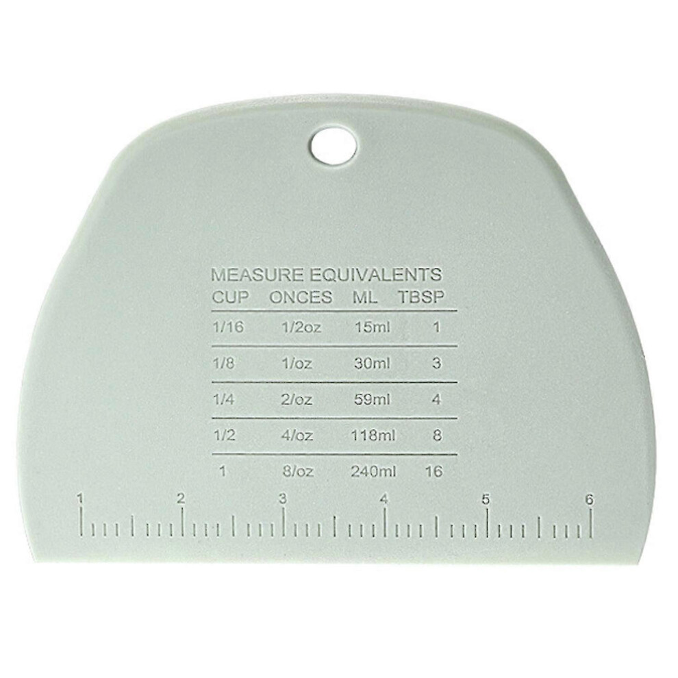 ( Green) Zhouba Ergonomic Baking Scraper For Slicing, Efficient Hand Spatula For Cutting Dough, Baking Utensils Light/Green