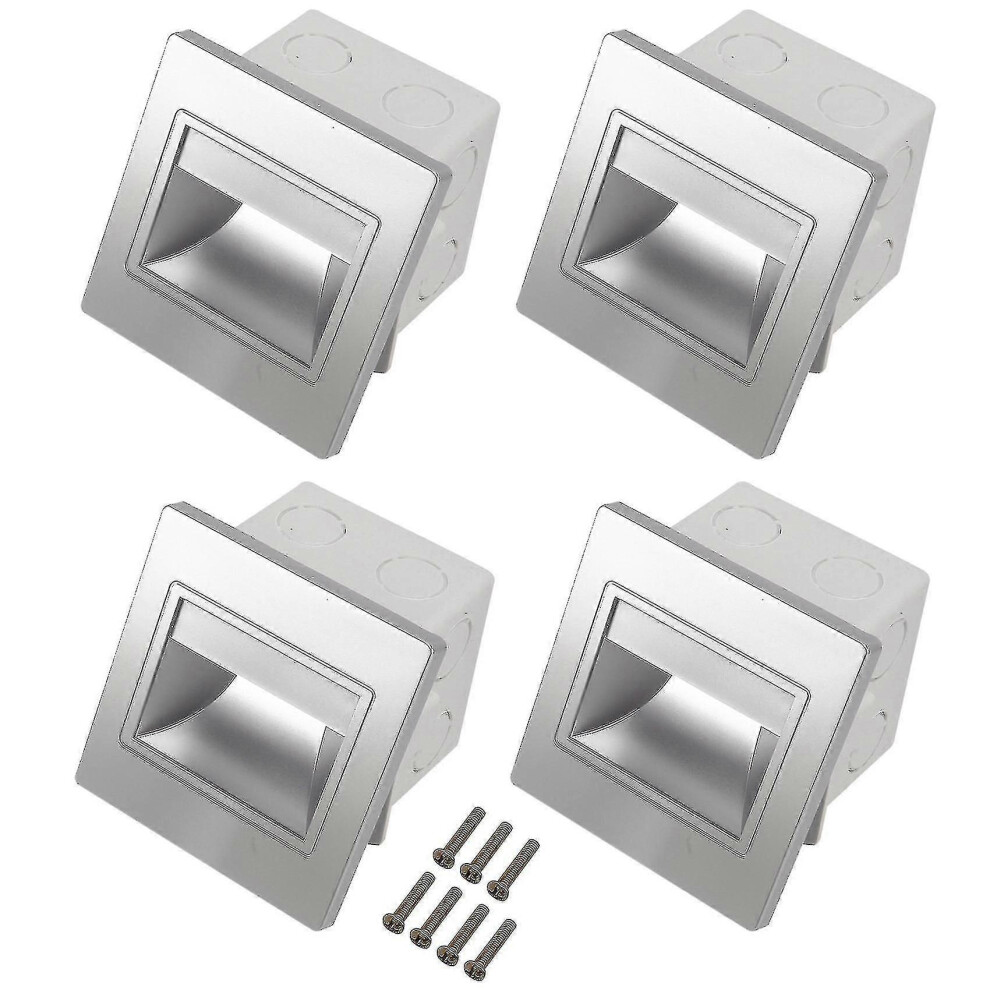 Pack 3W LED Stair Spotlights Recessed Wall Sconce Indoor Background Lighting Night Light