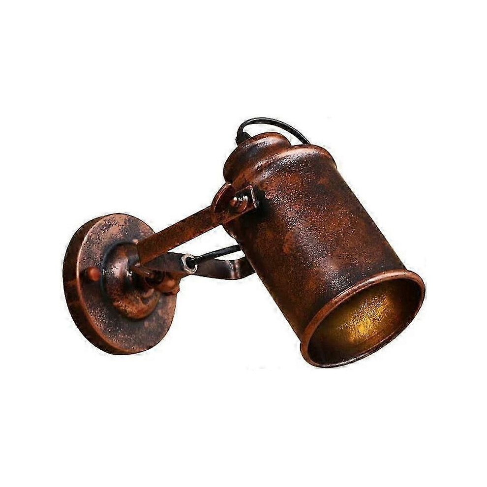 Retro Industrial Wall Sconce, Farmhouse Style Indoor Ing Fixture, Vintage Wall Lamps, Headboard Lamps, E27 Socket Light