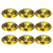 Set of 9 floating wick holders for oil lamps