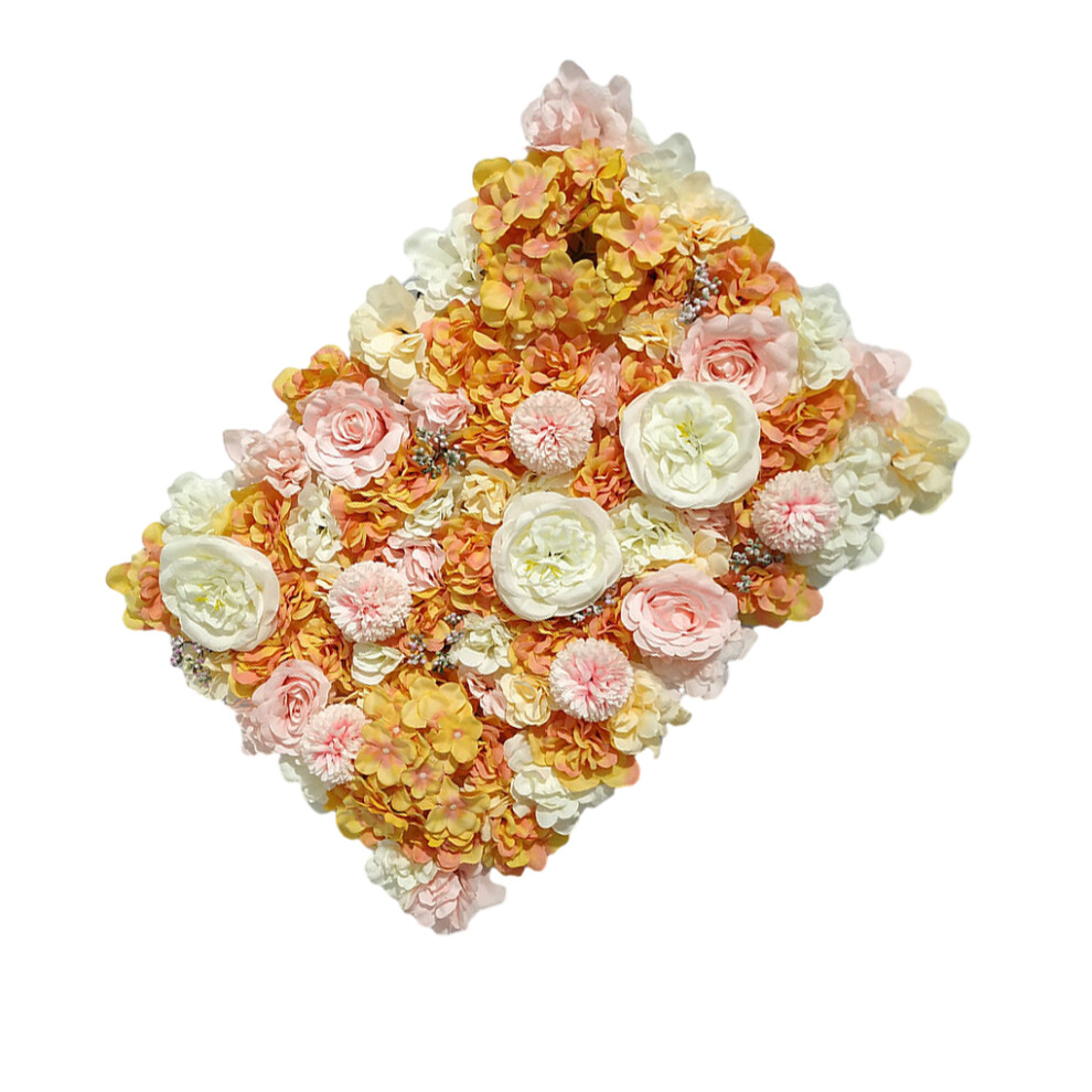 (Orange) Exquisite Artificial Silk Flowers Wall Panel for Wedding Backdrops-image-OPC-PKJV7GT-NEW