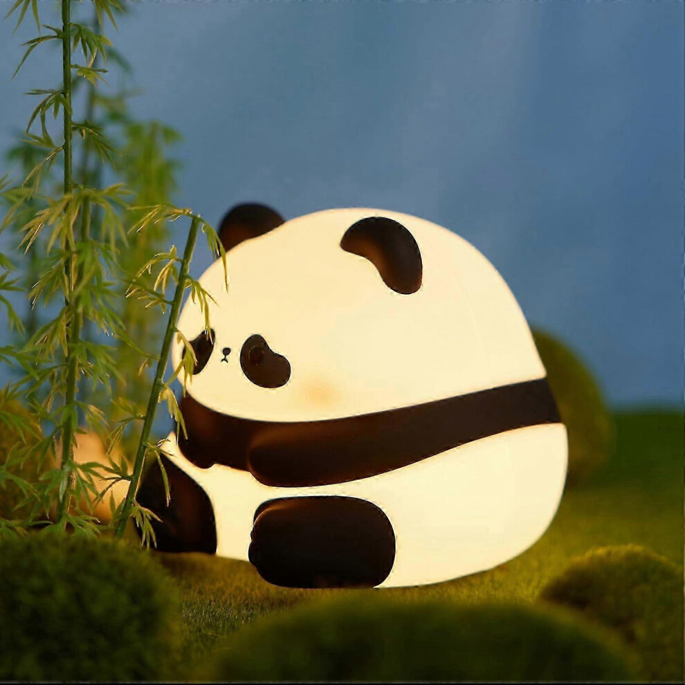 Cute Panda Night Light, Animal Shape LED Night Lamp, 3 Level Dimmable Night Light, Huahua Panda