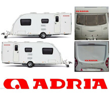 Set med 4 klistermärken för Adria husvagn #026f~22235