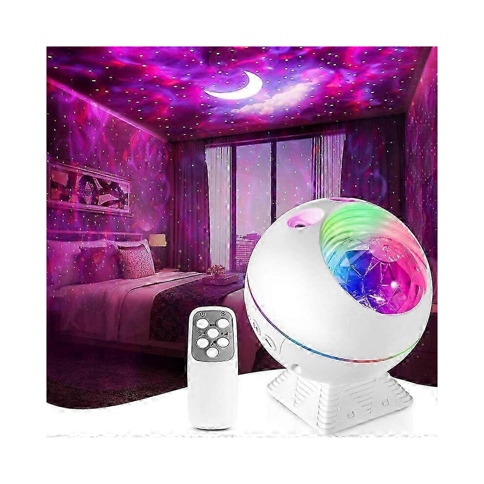 Starry Sky Projector For Kids And Babies, Led Night Planetarium, Galaxy, With Bluetooth Timer Light