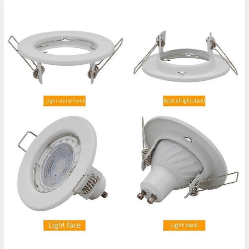 Set of 6 LED recessed ceiling spotlights, downlight, MR16 2