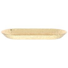 Golden Nordic Style Stainless Steel Tray for Trinkets and Snacks