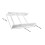 mini towel rack ladder for kitchen or bathroom decor 2