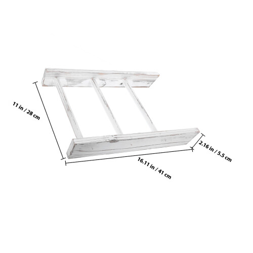 mini towel rack ladder for kitchen or bathroom decor 1
