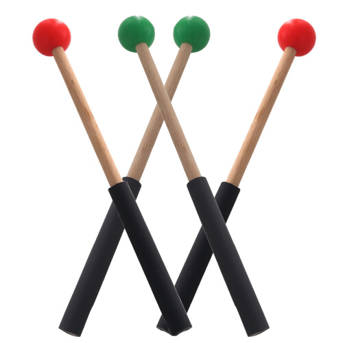 2 Paren Tongue Drum Stokjes Percussie Vingers Marimba