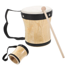 1 Set Kindereducatief Percussieinstrument Vachtdarm Bongo Drum