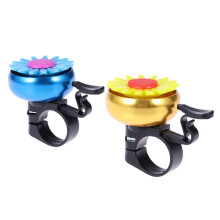 2 sonnenblumen-förmige fahrradklingel für kinder (gold + )